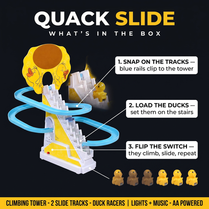 What's in the Quackslide box